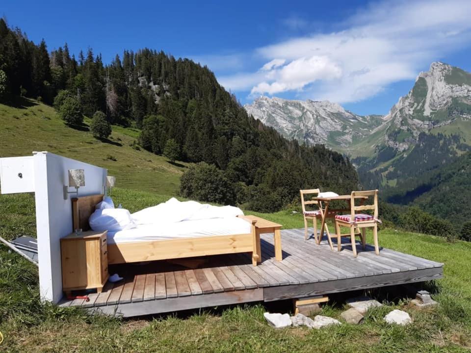 Ferienwohnung Haus Am Bach In Toggenburg ไวลด์เฮาส์ ภายนอก รูปภาพ